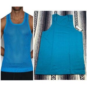 New NWT C-In2 Men's Scrimmage Sheer Mesh Tank Top Gasper Green Small S